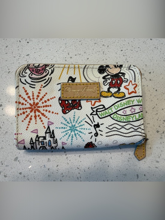 Dooney & Bourke Handbags - Dooney & Bourke Mickey Mouse Sketch Wallet Phone Case - White Multicolor